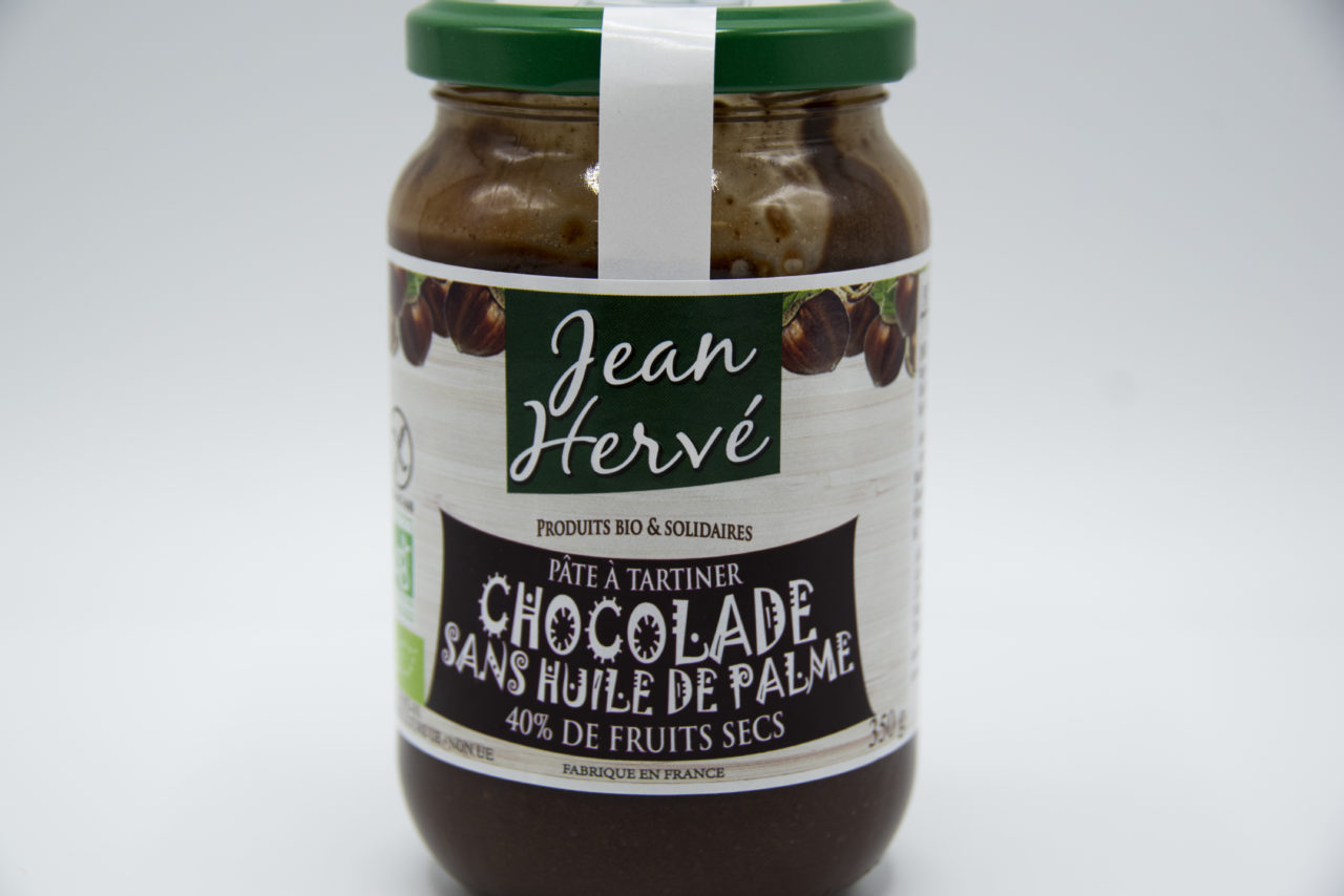 Pâte à tartiner chocolat noisette sans huile de palme - Bio