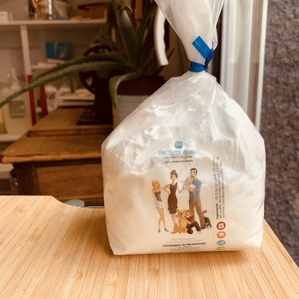 Bicarbonate de soude alimentaire extra fin (sachet rechargeable 1kg)