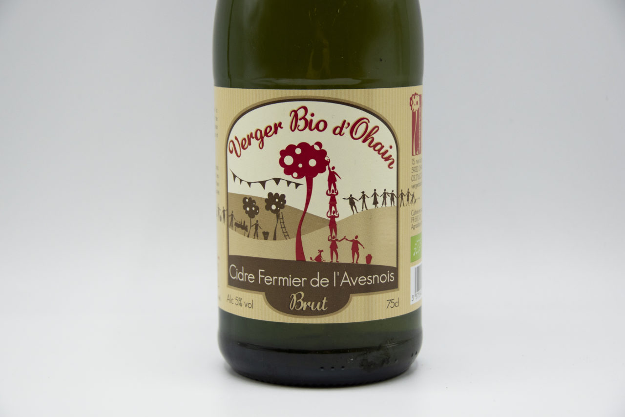 Cidre brut des vergers bio d'Ohain - 75cl