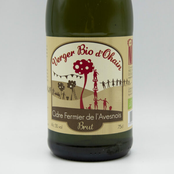 Cidre brut des vergers bio d'Ohain - 75cl