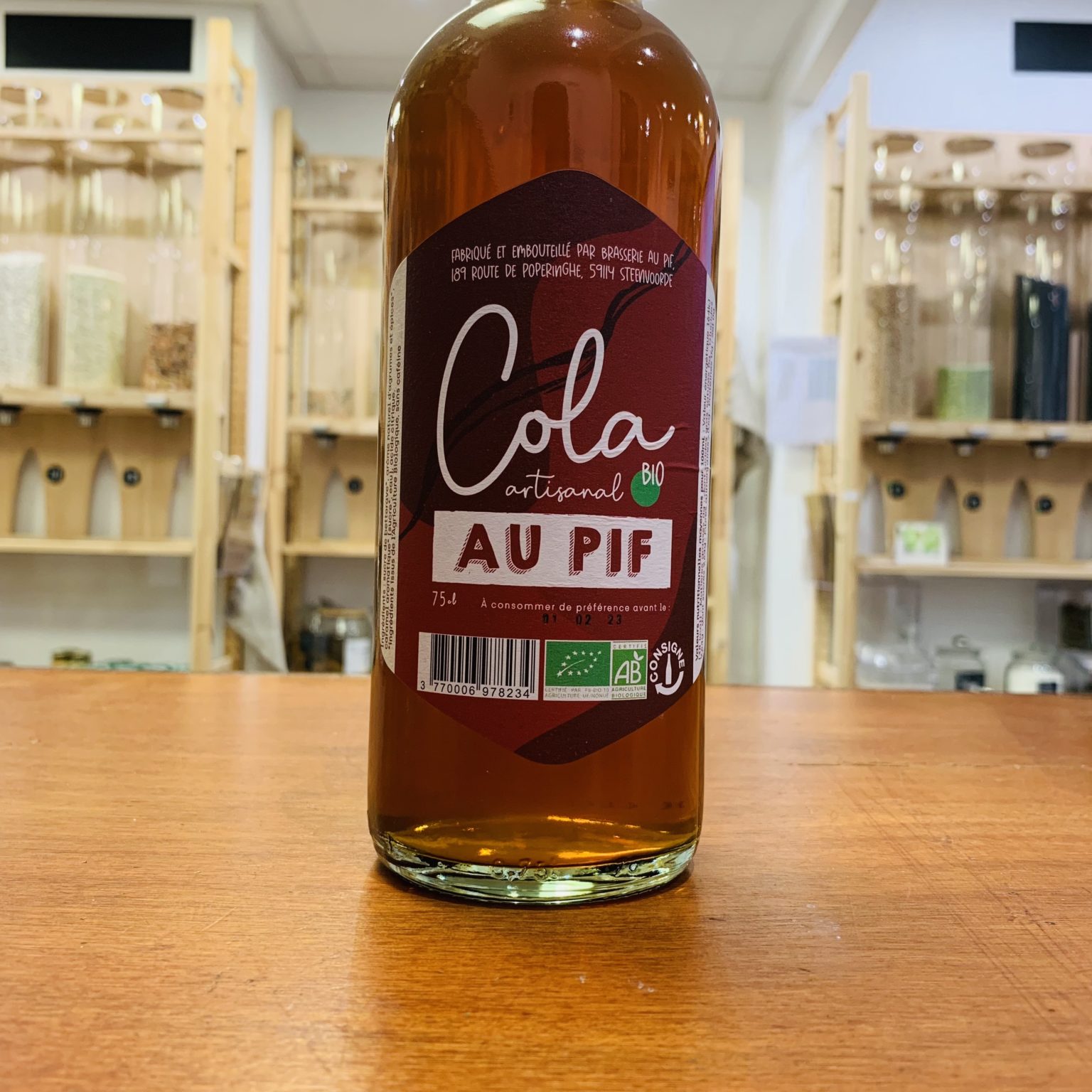 Cola artisanal et local - bio - consigné