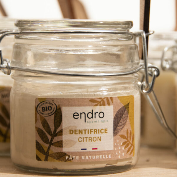 Dentifrice en pâte zeste citronné