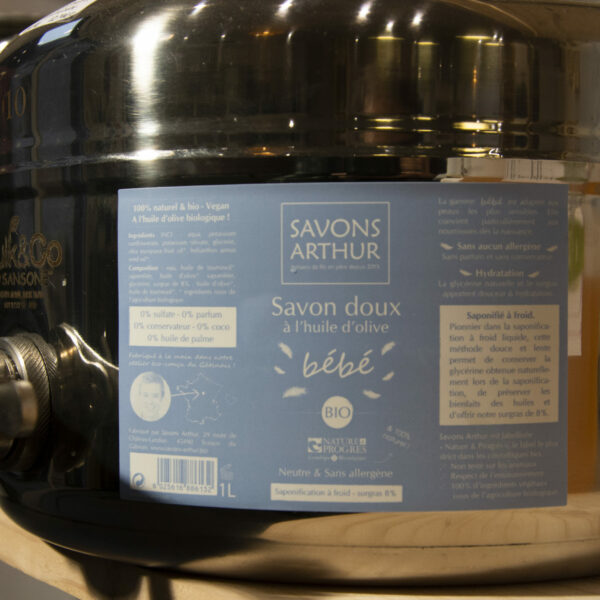 Savon bébé liquide - Savons Arthur - Bio