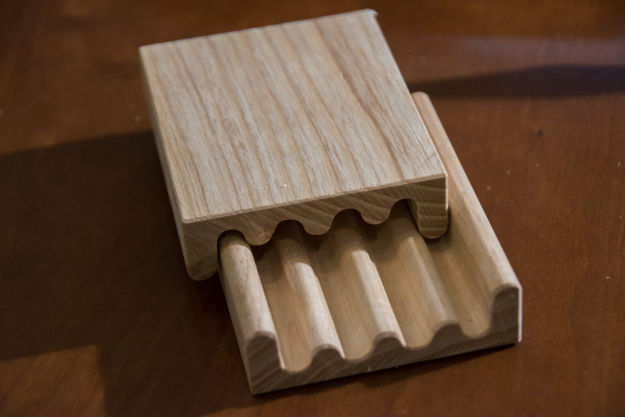 Porte savon artisanal bois de frêne