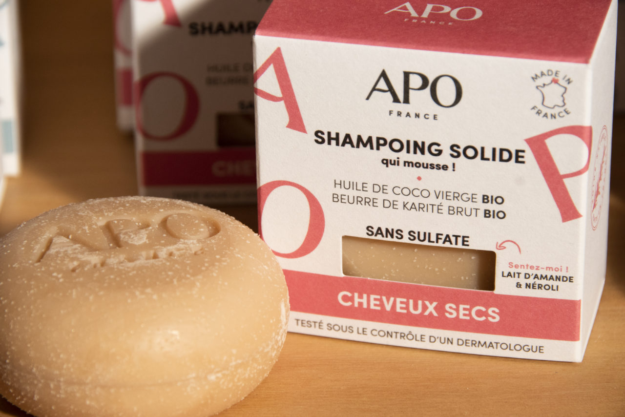 Shampoing solide cheveux secs