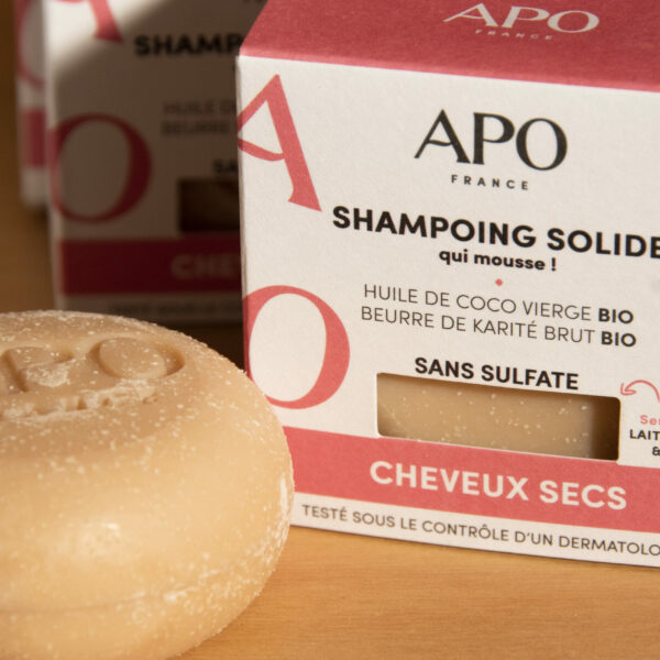 Shampoing solide cheveux secs