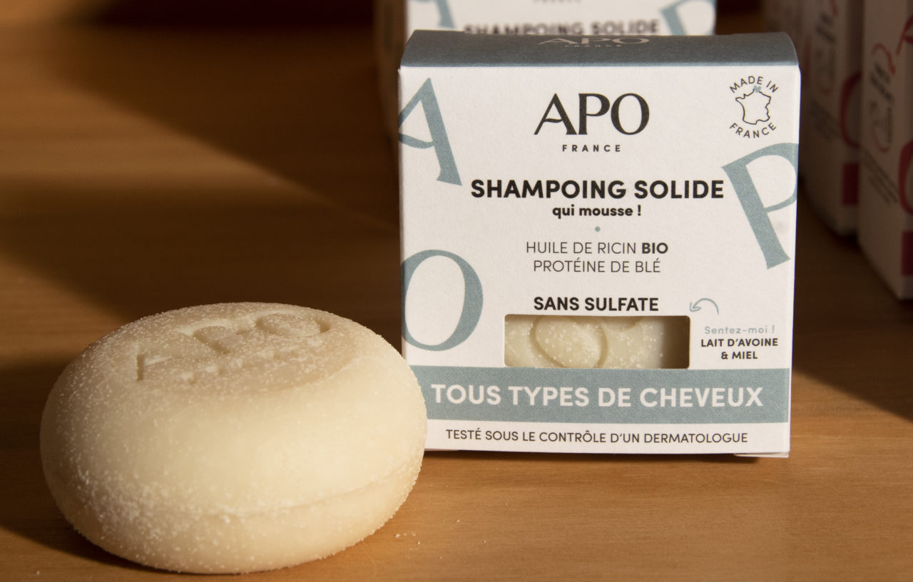 Shampoing solide tous types de cheveux