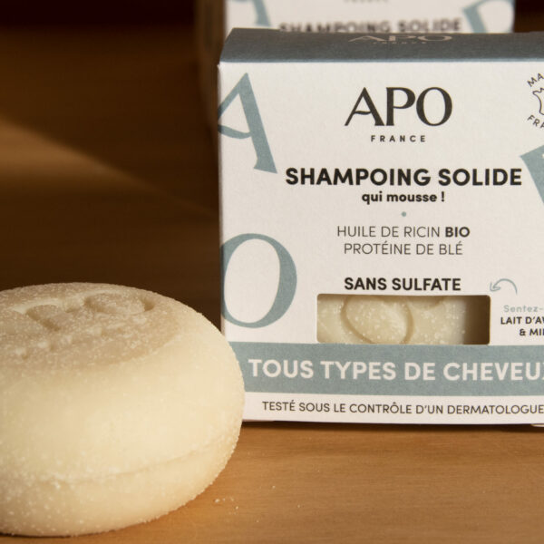Shampoing solide tous types de cheveux