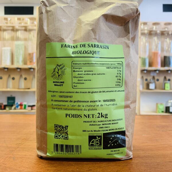 Farine de sarrasin locale 2kg - bio