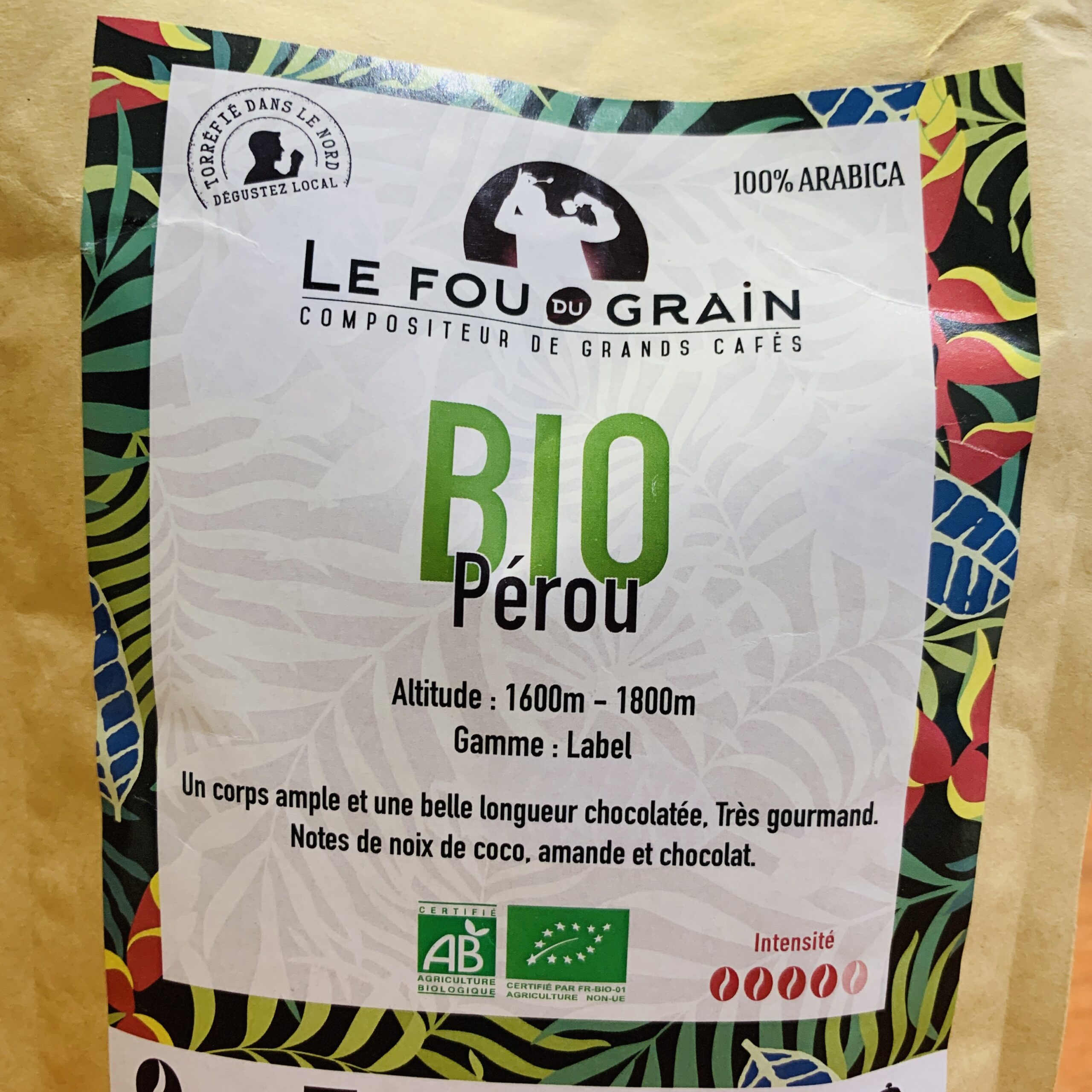 Café - Pérou - Bio - Le Fou Du Grain