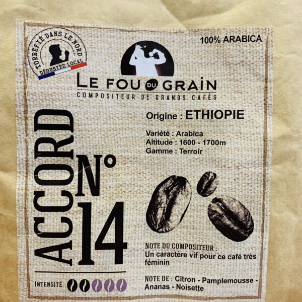 Café - Moka Ethiopie Jimma - Le Fou Du Grain