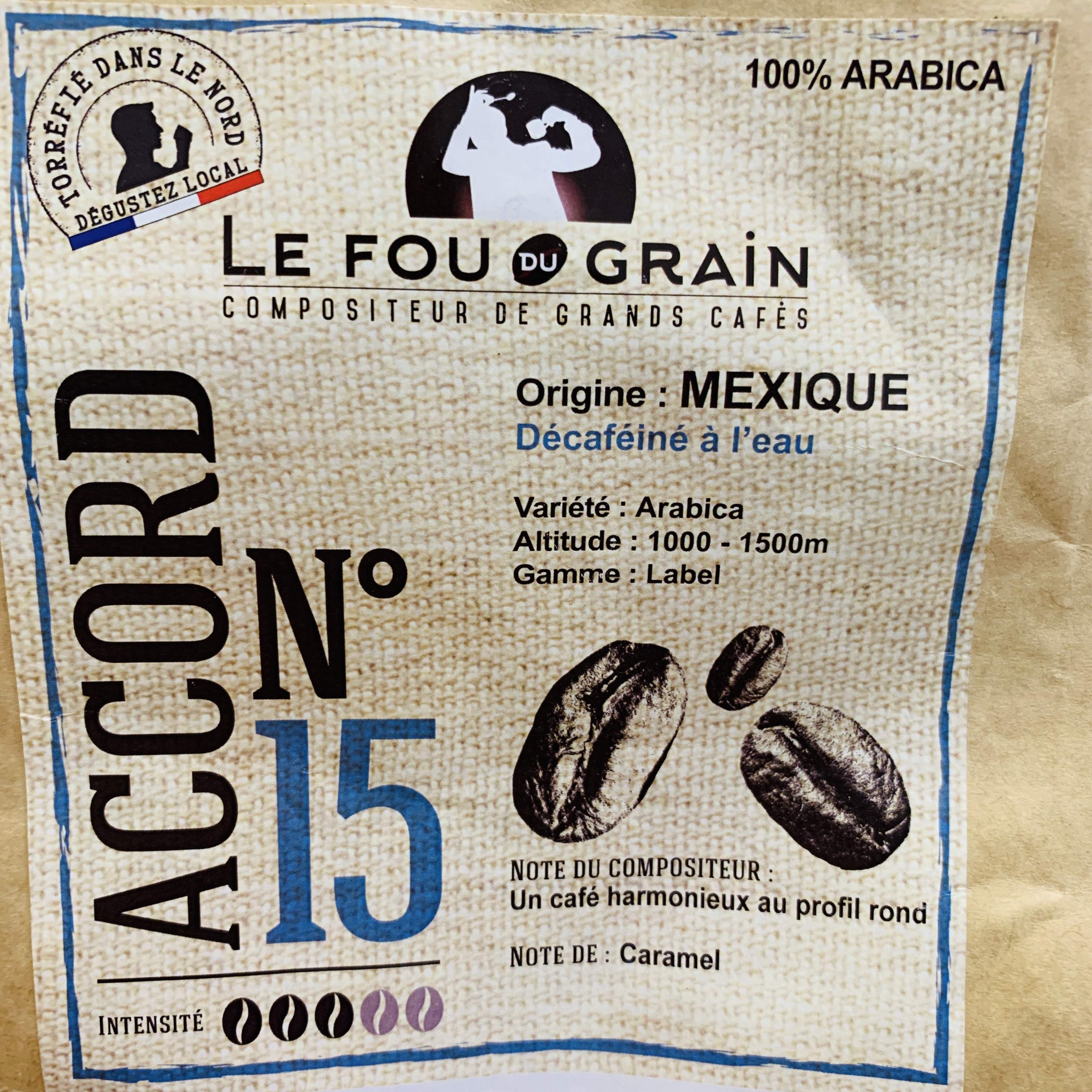 Café - Décaféiné - Mexique - Le Fou Du Grain