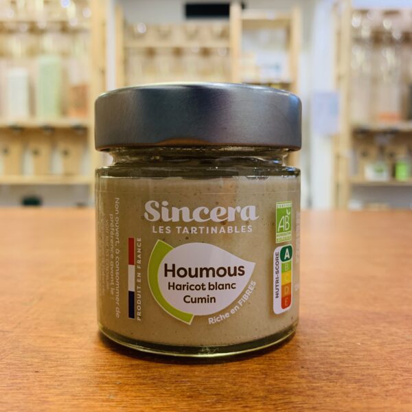 Houmous haricot blanc et cumin - bio et local