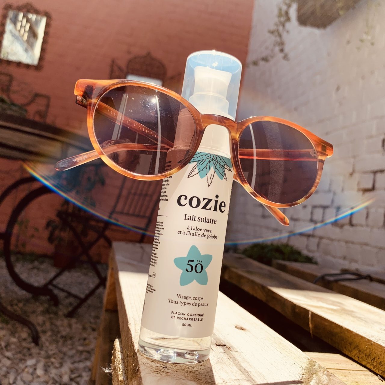 Lait solaire SPF 50 à l'aloe vera et à l,huile de jojoba - 50ml