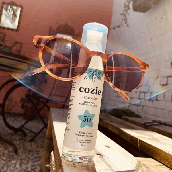 Lait solaire SPF 50 à l'aloe vera et à l,huile de jojoba - 50ml