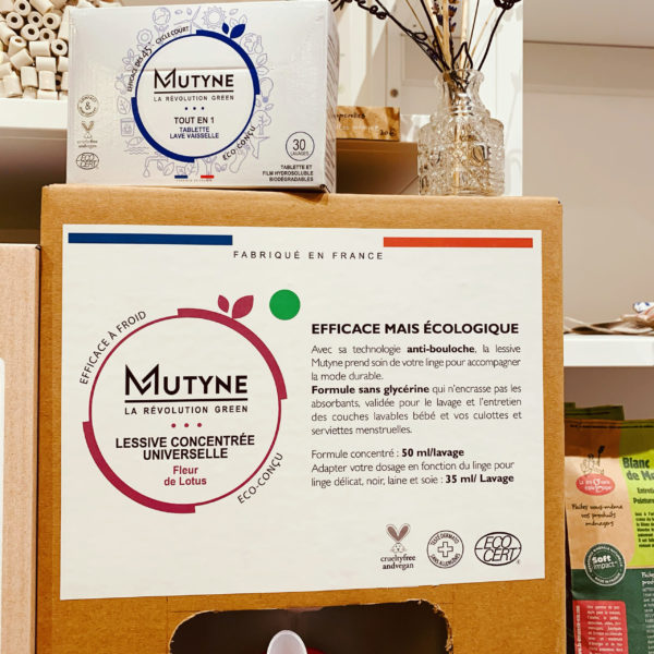 Lessive bio Fleur de Lotus - Concentrée - Mutyne