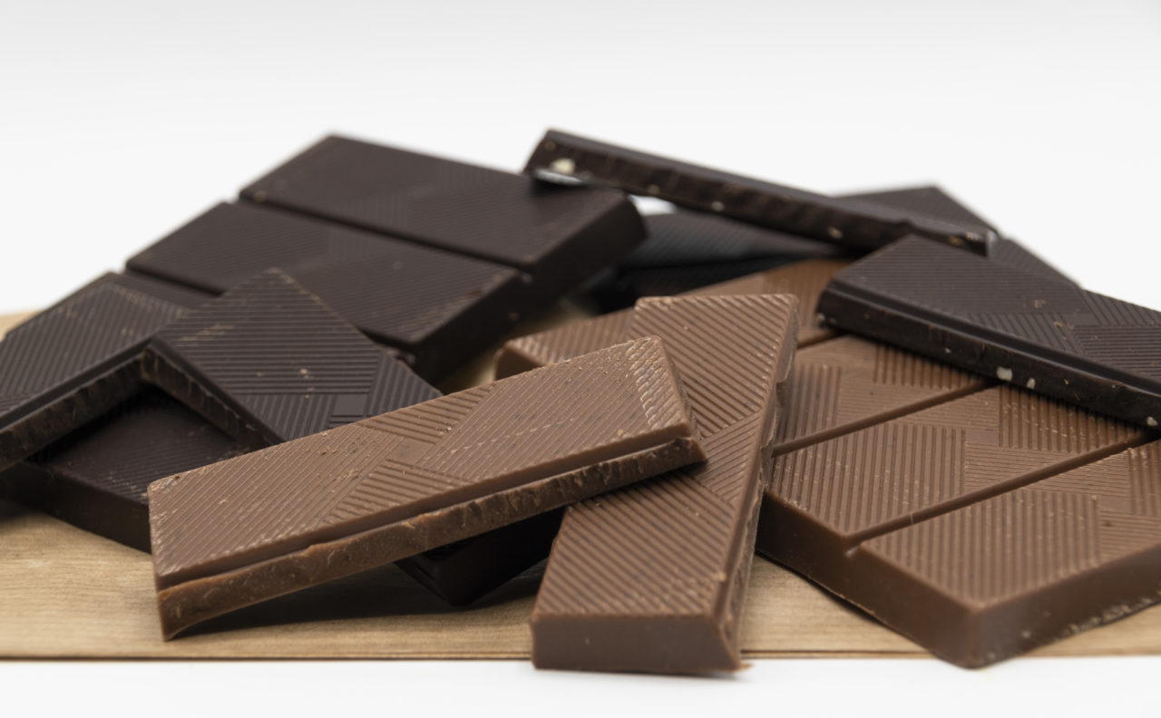 Tablette chocolat lait 37% caramel au beurre salé - Bio