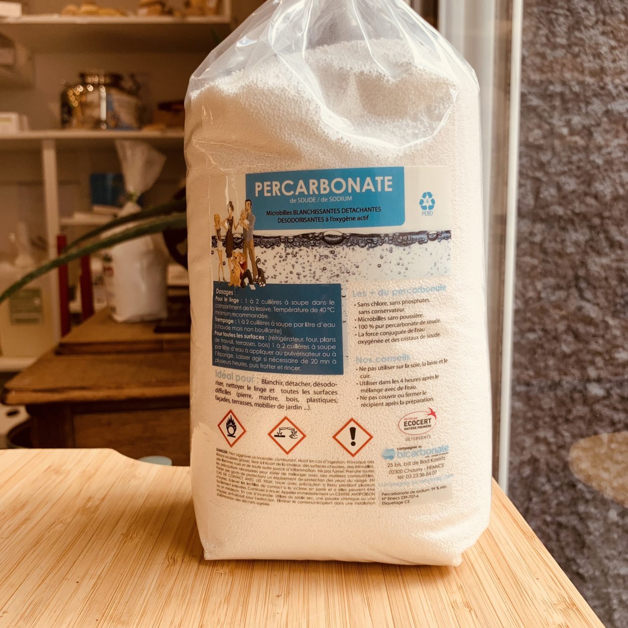 Percabonate de sodium (DE SOUDE) (sachet rechargeable 2kg)