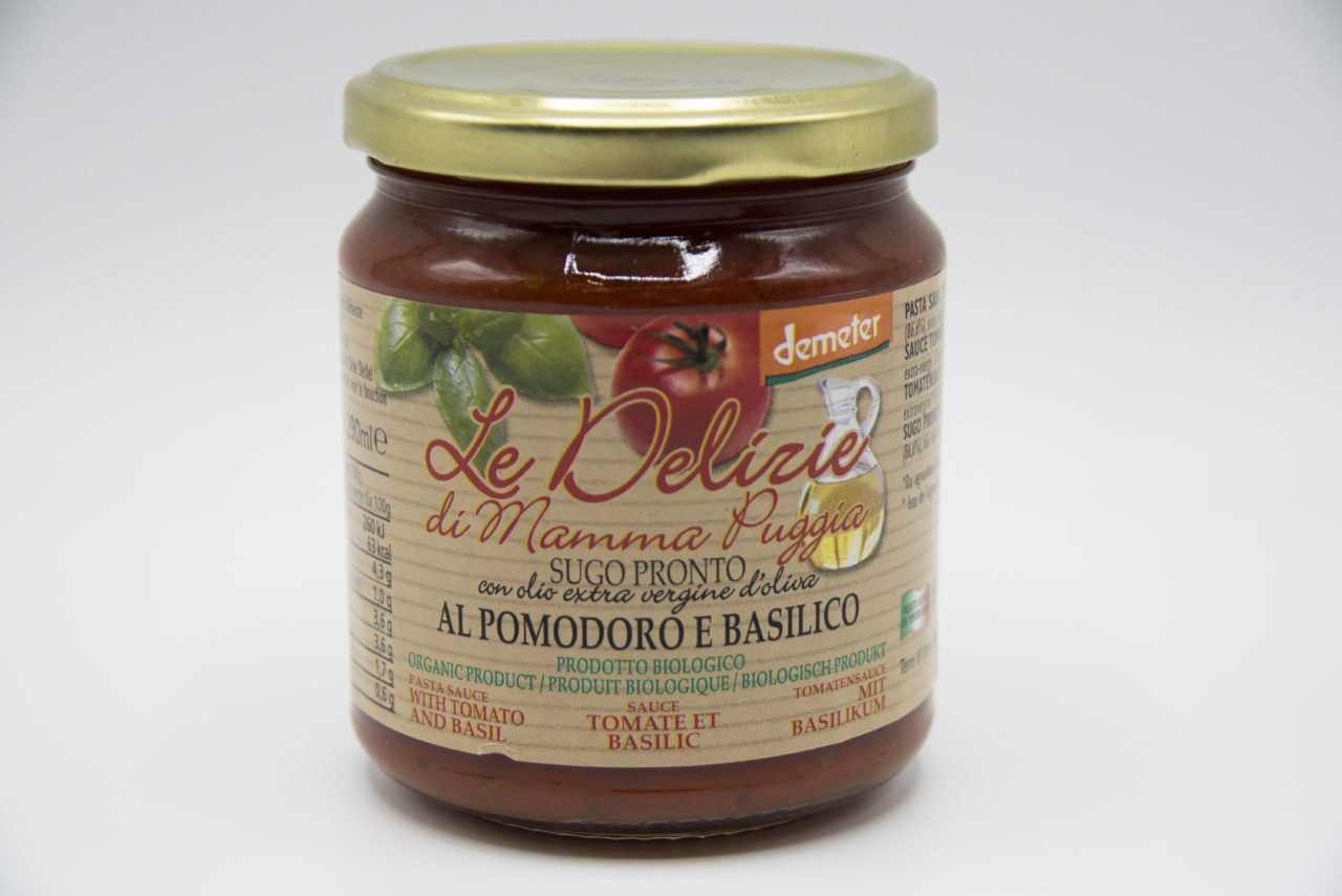 Sauce tomate basilic - bio