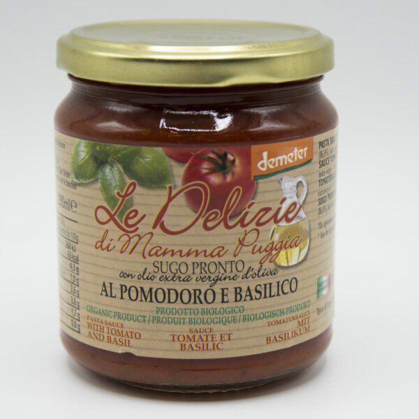 Sauce tomate basilic - bio
