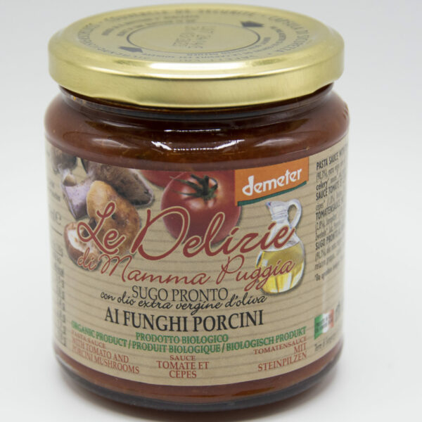 Sauce tomate aux cèpes - bio