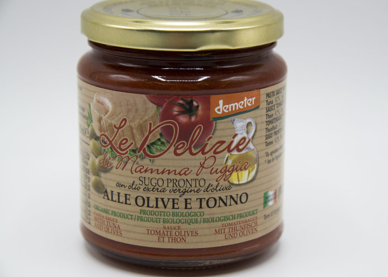 Sauce tomate olives et thon - bio