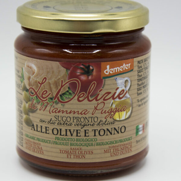 Sauce tomate olives et thon - bio