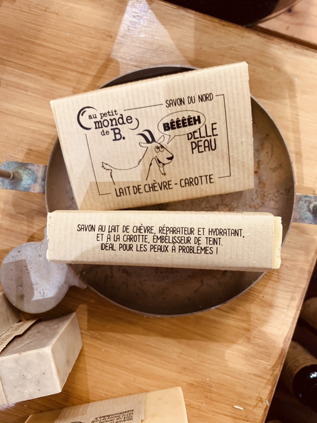 Savon lait de chèvre - carotte