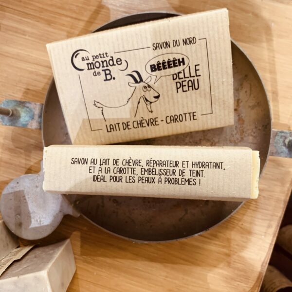 Savon lait de chèvre - carotte