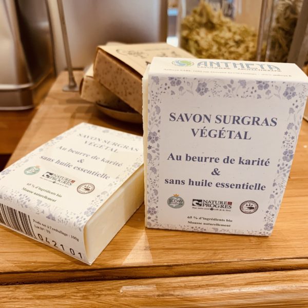 Savon végétal beurre de karité - sans HE