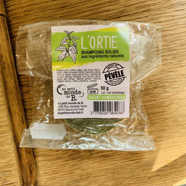 Shampoing solide ortie 50gr