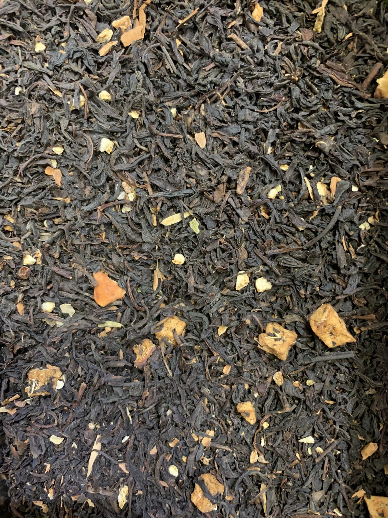 Thé noir orange pomme épices
