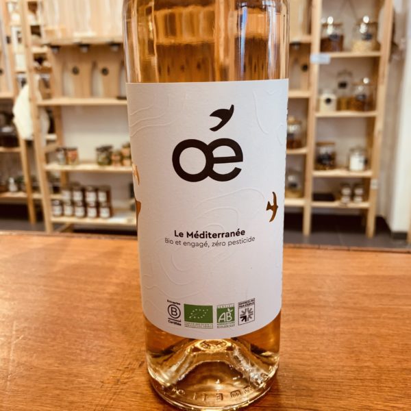 Vin rosé Oé - Le Méditerranée - bio, engagé et consigné