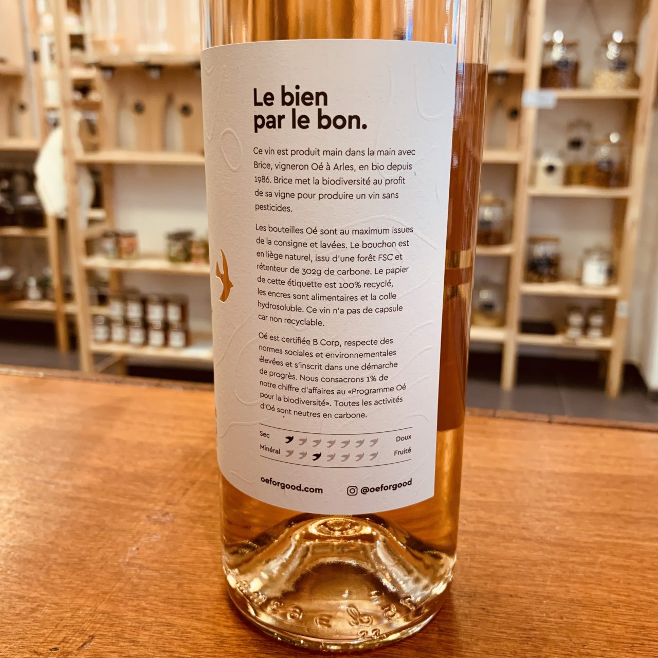 Vin rosé Oé - Le Méditerranée - bio, engagé et consigné – Image 2