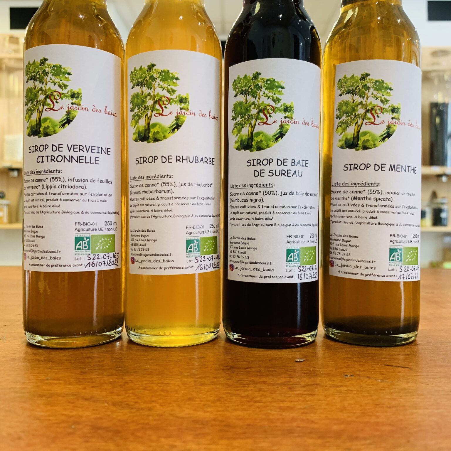 Sirops de Cysoing - bio et local